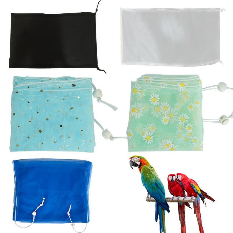 Bird Cage - Large Parrot Cage - Macaw Cockatoo African Grey Finch Canary Budgie