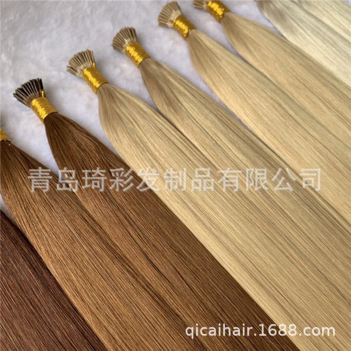Qingdao Factory Tip Hair Human Hair Extension Flat Weft Hair Extensions