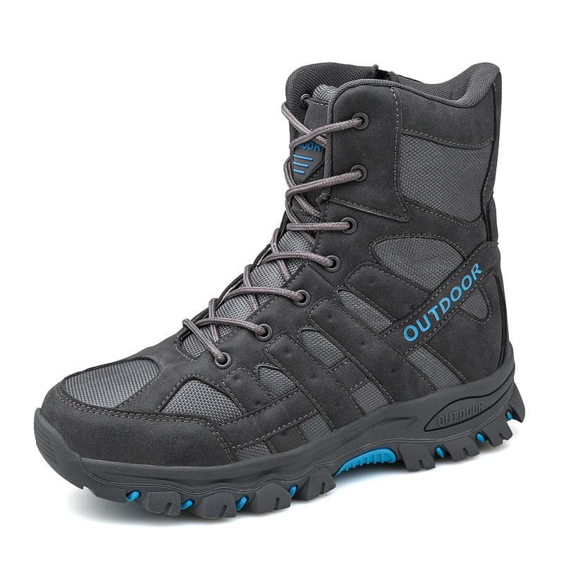 Cross-Border Outdoor Mountaineering Tactical Boots Wish Men's Tactical Breathable High-Top Shoes 2020 Cross-Border Mens Shoes