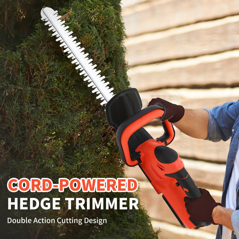 2026 New Cross-border Drop Shipping Electric Hedge Trimmer (with Battery) 22-Inch Steel Cross-border Drop Shipping