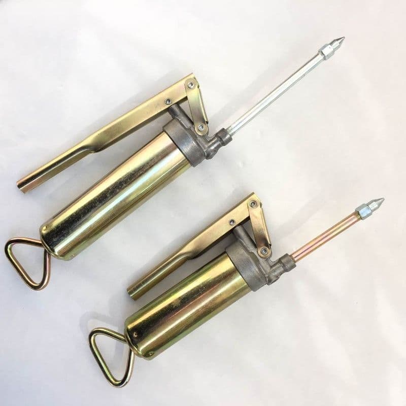 Small Grease Gun, Mini Manual Lubrication Oil Dispenser with 200g Capacity