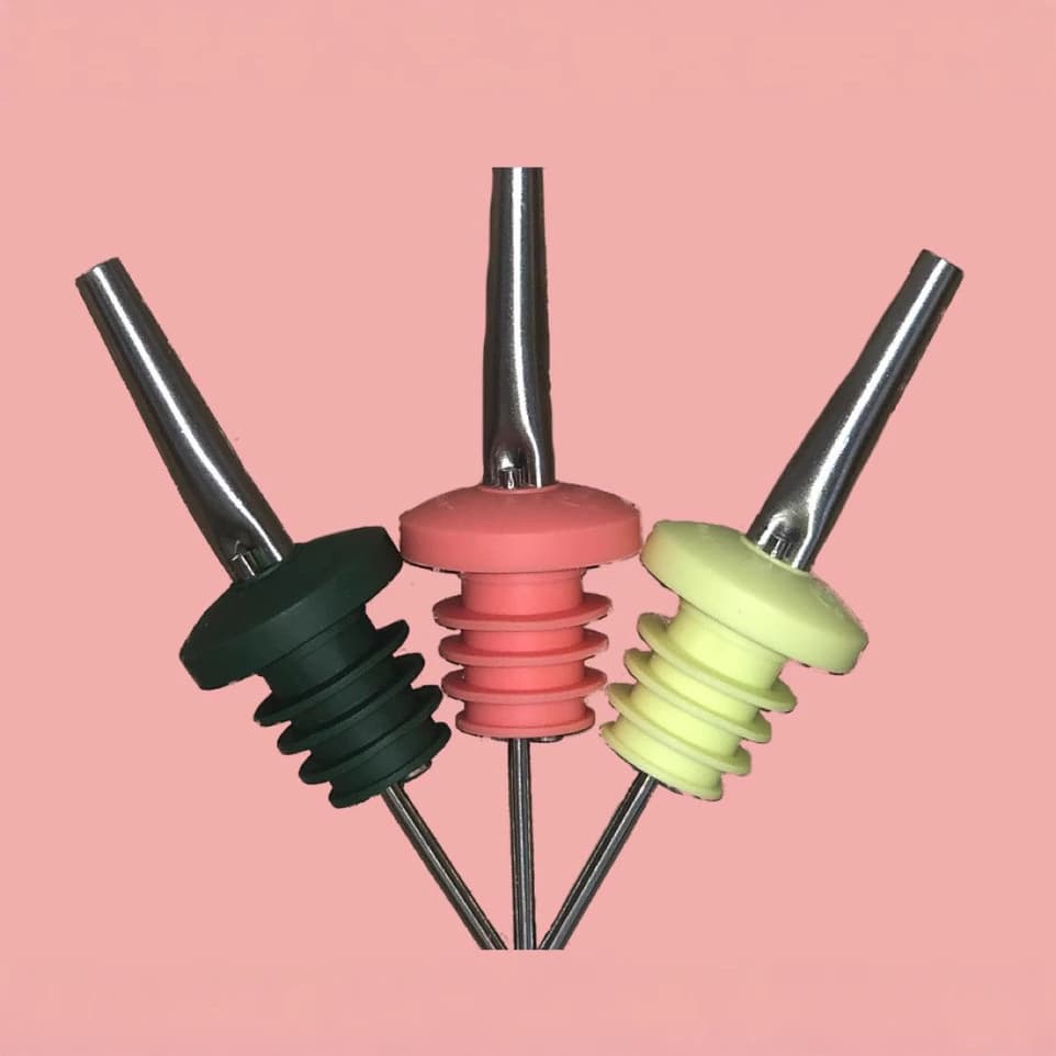 Amazon New Stainless Steel Wine Pourer Cocktail Bottle Stopper Spout Red Wine Bottle Stopper Oil Spout Direct Sales