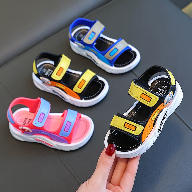 【Factory Direct】Children's Slippers Boys Cartoon Baby Summer Sandals Indoor Girls Soft Sole Non-Slip Sandals