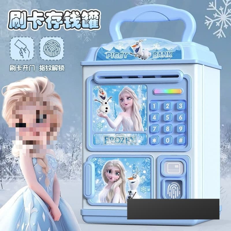 Frozen Piggy Bank Girl Elsa Internet Celebrity High-Looking Ins Piggy Bank Elsa Princess Piggy Bank Girls