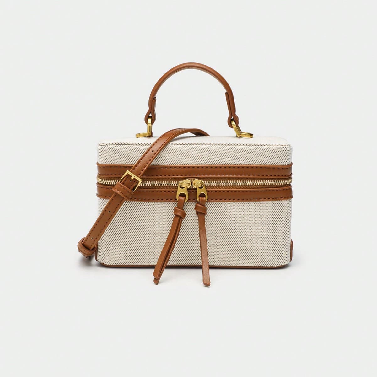 Cross-border wholesale women's bags 2025 new trendy handbag hard fashion small square bag structured bag single shoulder mini crossbody