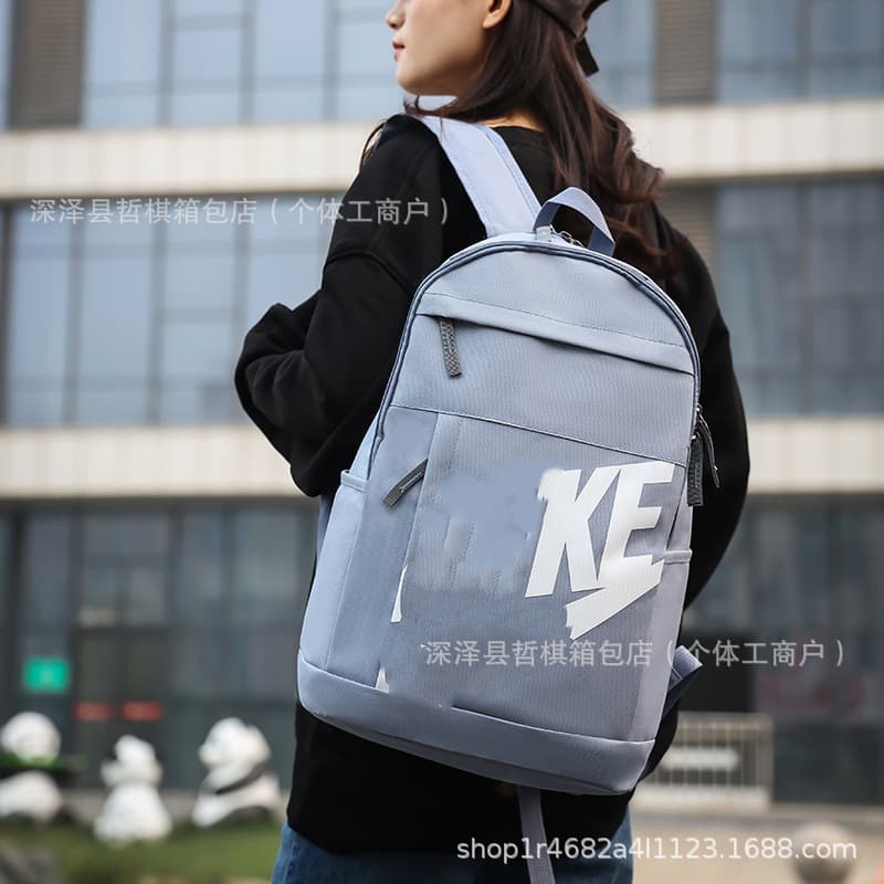 New trendy brand NK backpack, men's and women's backpack, unisex high school student backpack, junior high school student school bag, travel bag, computer bag