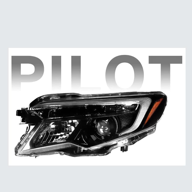 Compatible with Honda Pilot 2016-2020 Headlight Assembly Pilot US Version 4-Wire