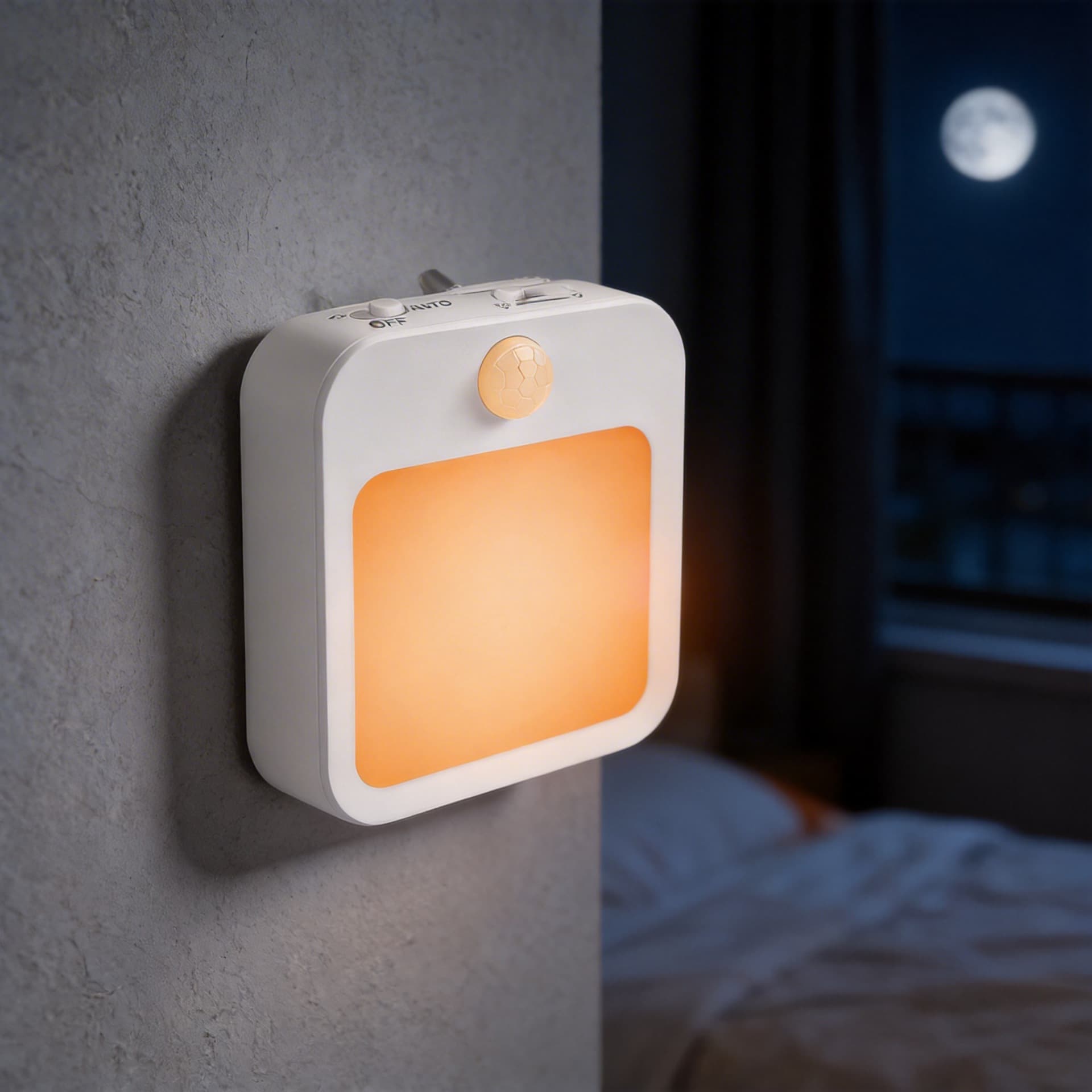 New Plug-in Infrared Sensor Light Dimmable Night Light Body Induction Lighting Decorative Lamp For Home Office