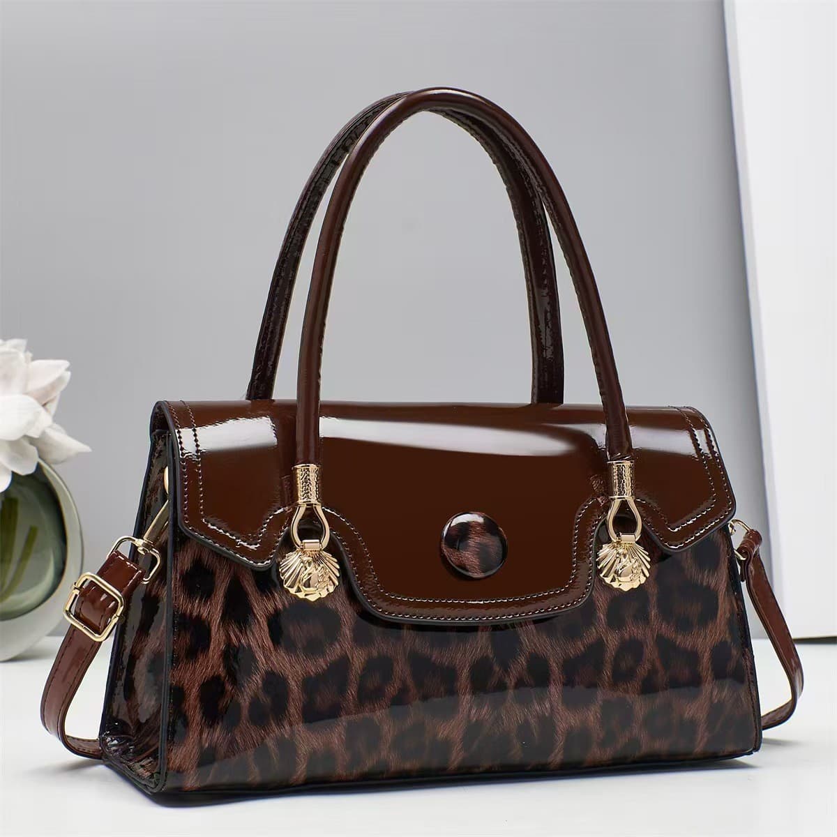 New design ladies bag fashion leopard print women bag commuter handbag handbags bag 2025