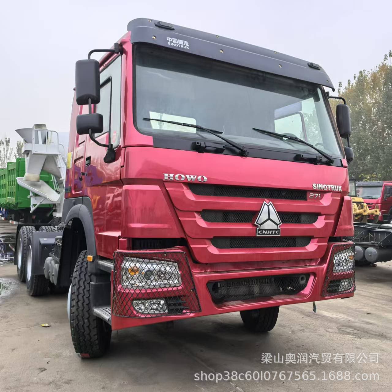 Sold to Africa: HOWO Tractor, Used 10-Wheel Heavy Truck, 380HP Tractor Trailer Head