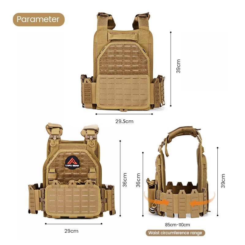 Amazon Custom Outdoor Combat Quick-Release Tactical Vest High-Quality Field Protective Vest Multi-Functional Military Fan Gear