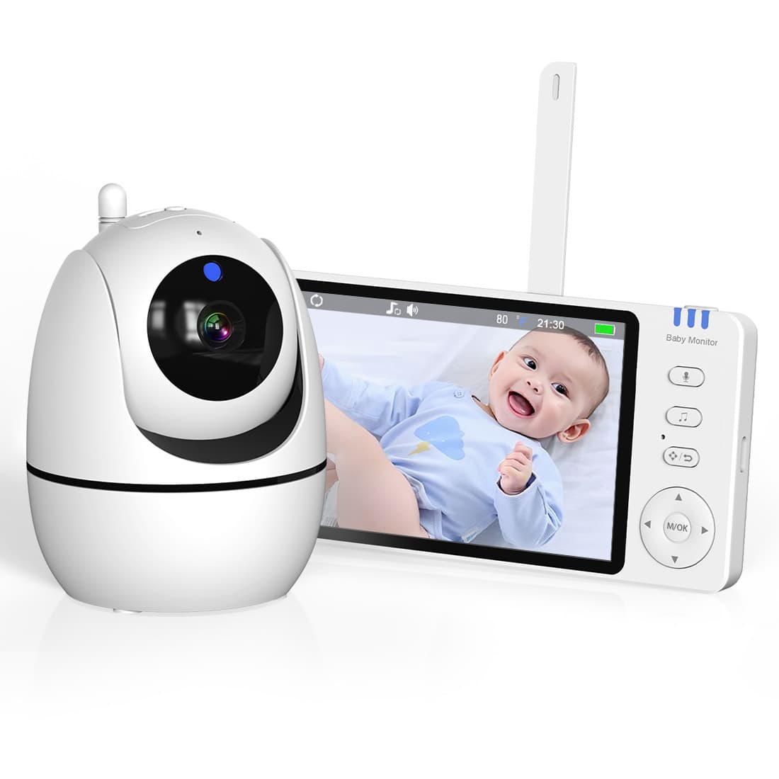 [Factory Outlet] 5-Inch HD Baby Care Monitor Camera Cross-Border Bestseller