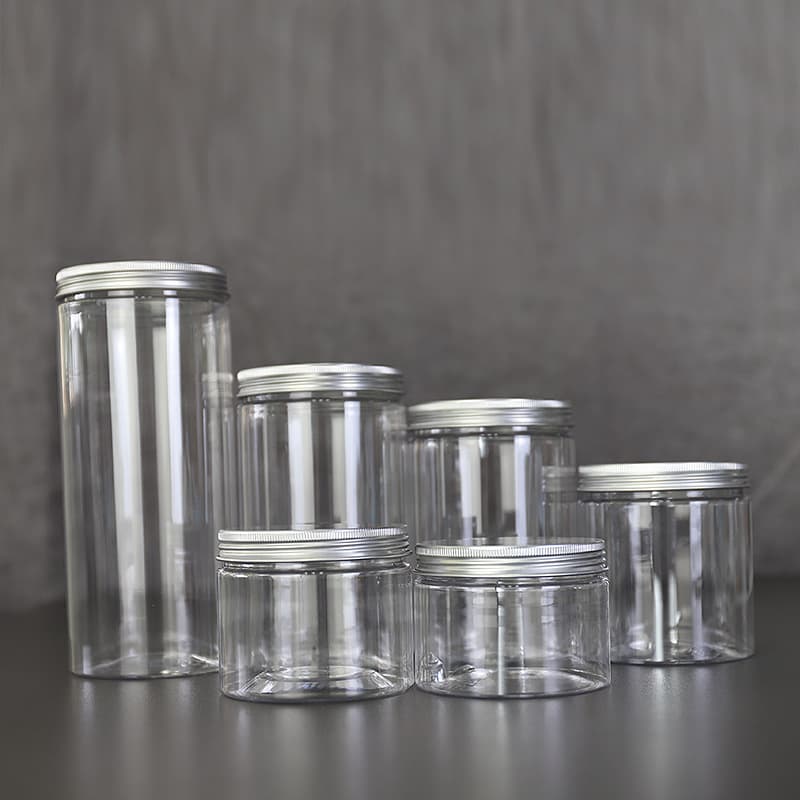83 Tooth Clear Plastic Food Jar 500ML Cosmetic Plastic Portion Bottle Wide Mouth Noodles Plastic Bottle