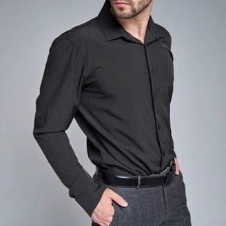 Cross-Border Men's Long-Sleeved Shirt Anti-Wrinkle No-Iron Business Formal Suit Shirt Men Long-Sleeved Shirt