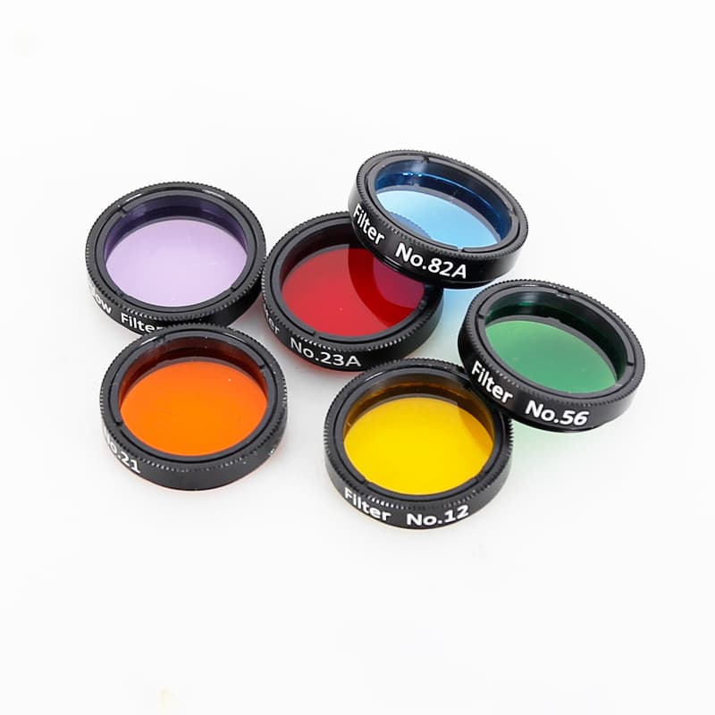 Upgraded Six Color Filter Nebula Filter 1.25 Inch 31.7mm Moon Filter Nebula Filter