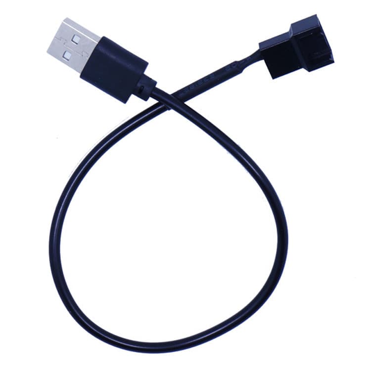 USB to 4PIN fan, USB to CPU fan adapter cable, laptop fan power cable, 5V power supply cable.