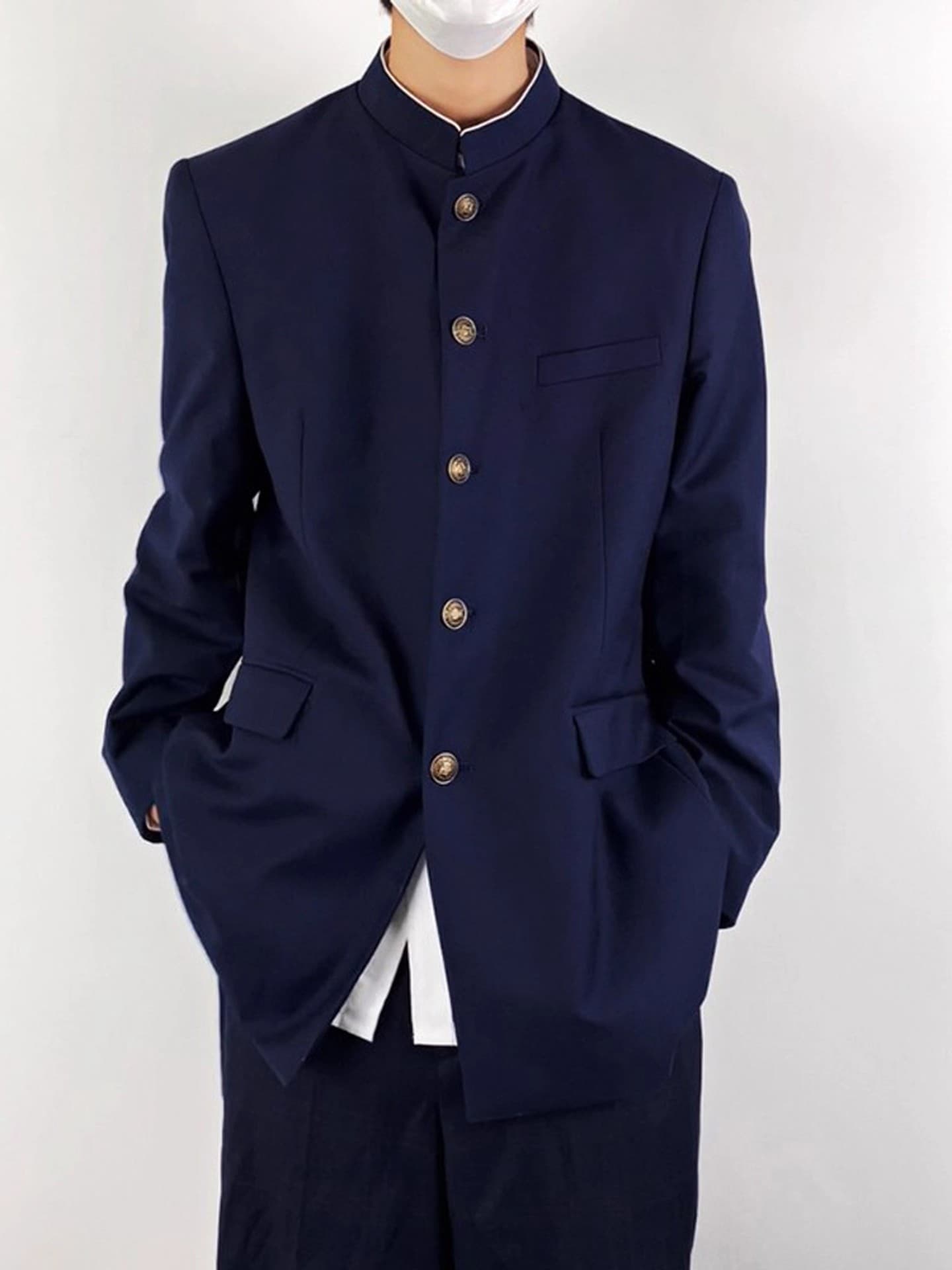 New Chinese-style Zhongshan suit button blazer jacket for men, cool and handsome spring/autumn casual Chinese-style stand-collar suit coat trendy