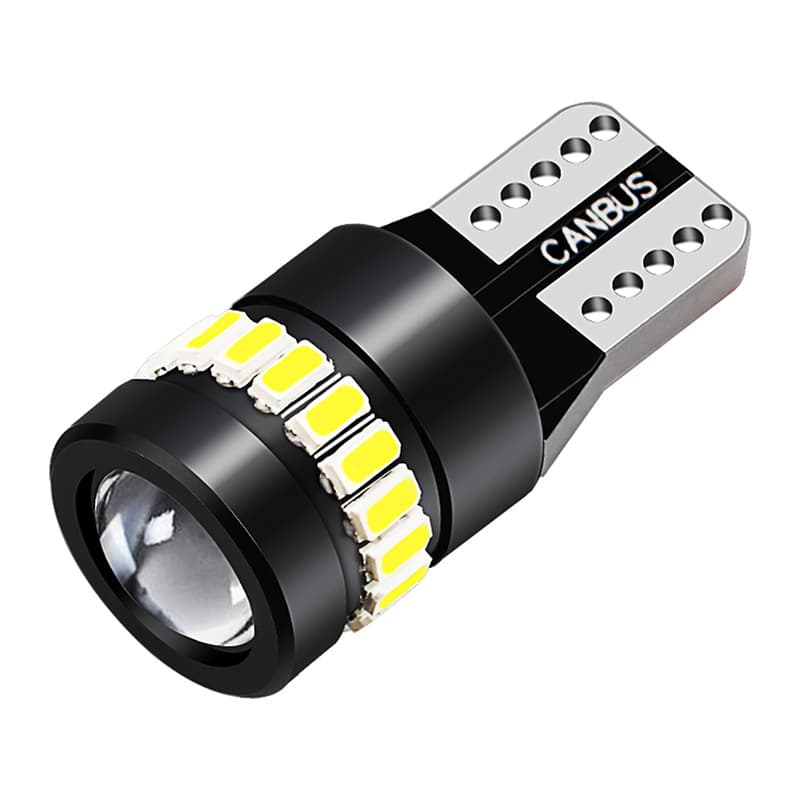 Premium Car Bulb T10 LED Side Light 18+1 SMD High-Brightness Decoder LED Car Light Instrument Panel Light License Plate Light
