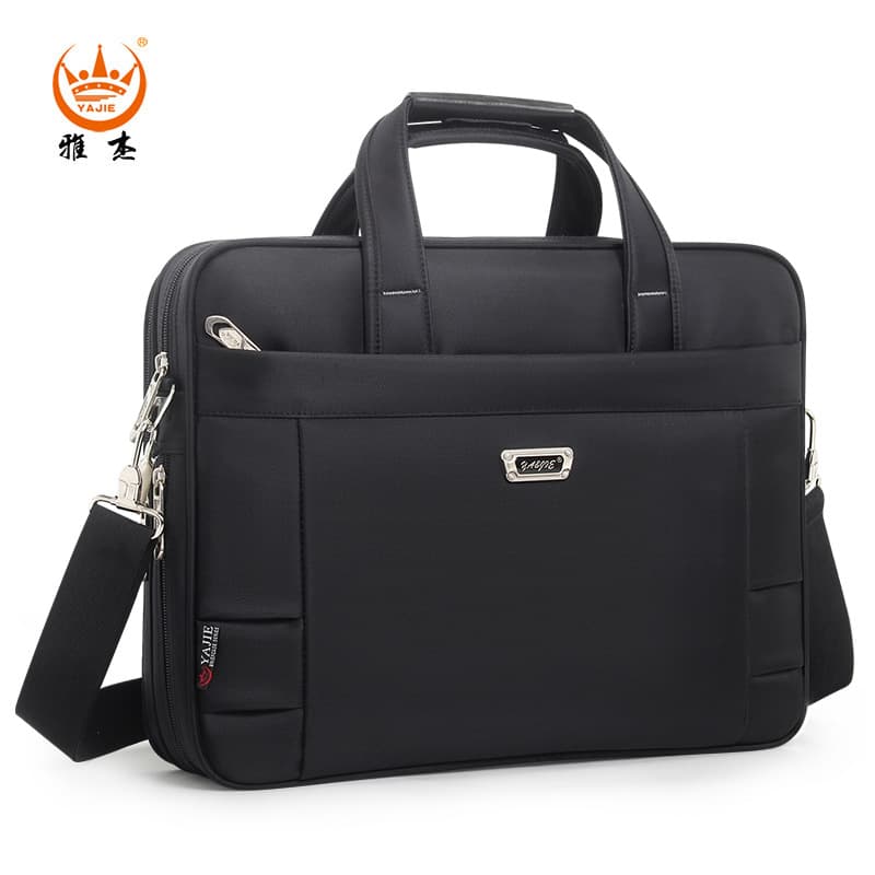 15.6-inch Computer Bag Business Casual Single Shoulder Bag Crossbody Large Capacity Handheld Document Bag Oxford Fabric Waterproof New