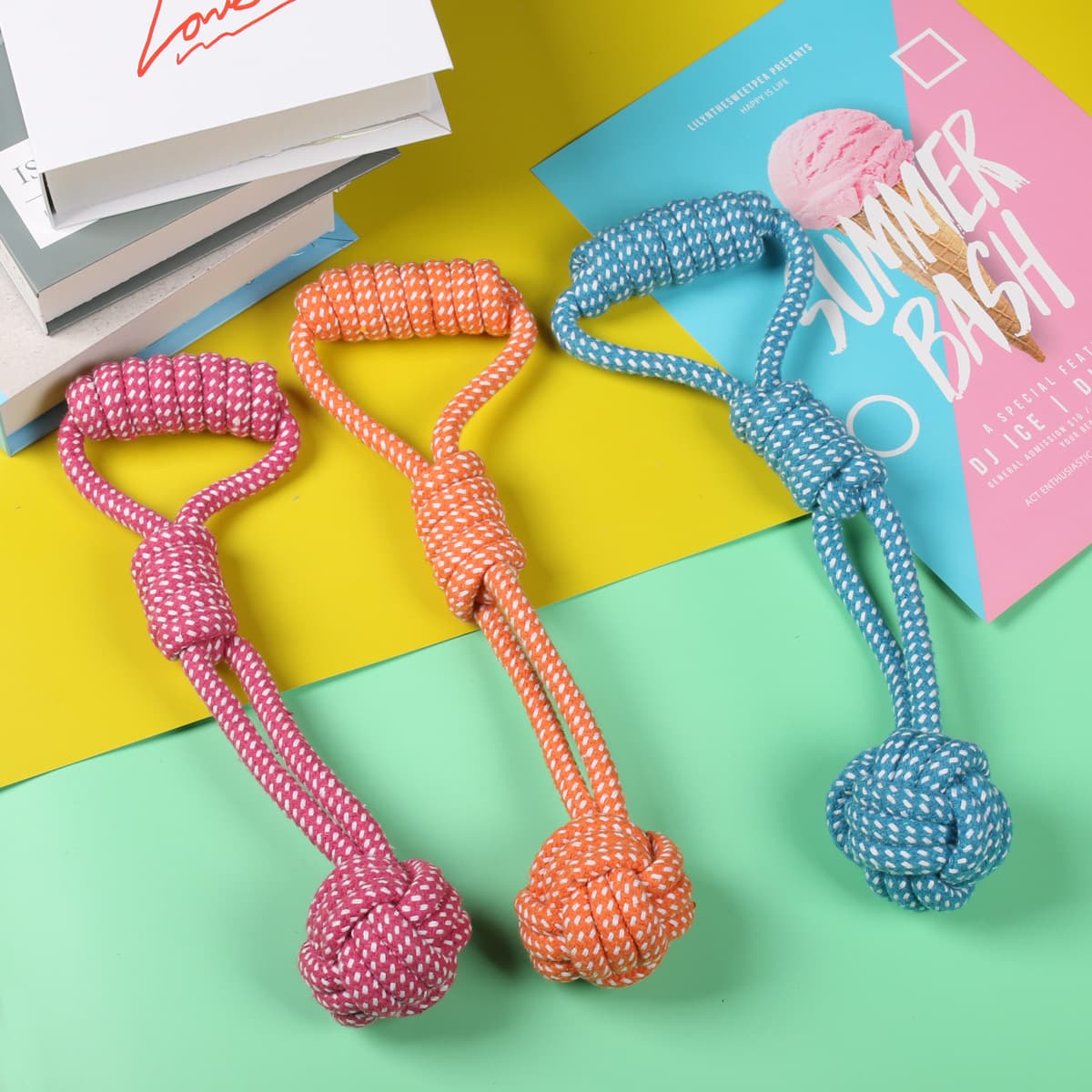 Pet Toy Durable Knot Rope Interactive Chew Stick for Small and Medium Dogs Dog Chew Toy Rope Toy In Stock