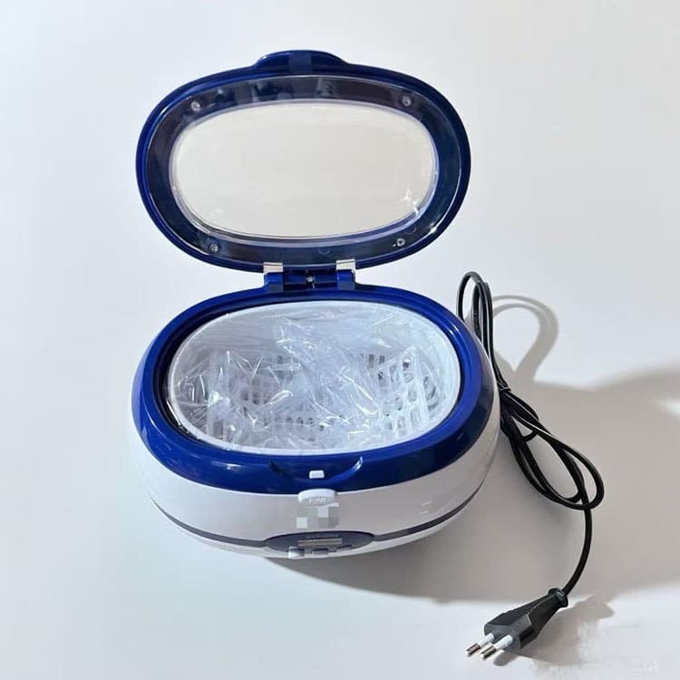 Cross-border Same Style Small Ultrasonic Cleaner for Glasses, Dentures, Jewelry, Watches Home Use VGT2000 Cleaner