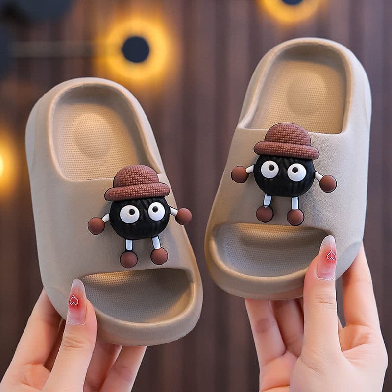 Children's Slippers, Boys' and Girls' Slippers, Cute Outdoor Lightweight Soft Sole Sandals for Boys and Girls