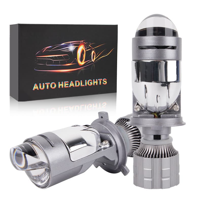 A82 Matrix H4 Lens Headlight LED Laser Bulb Car Motorcycle Far and Near Integrated Headlight Modified Car Light