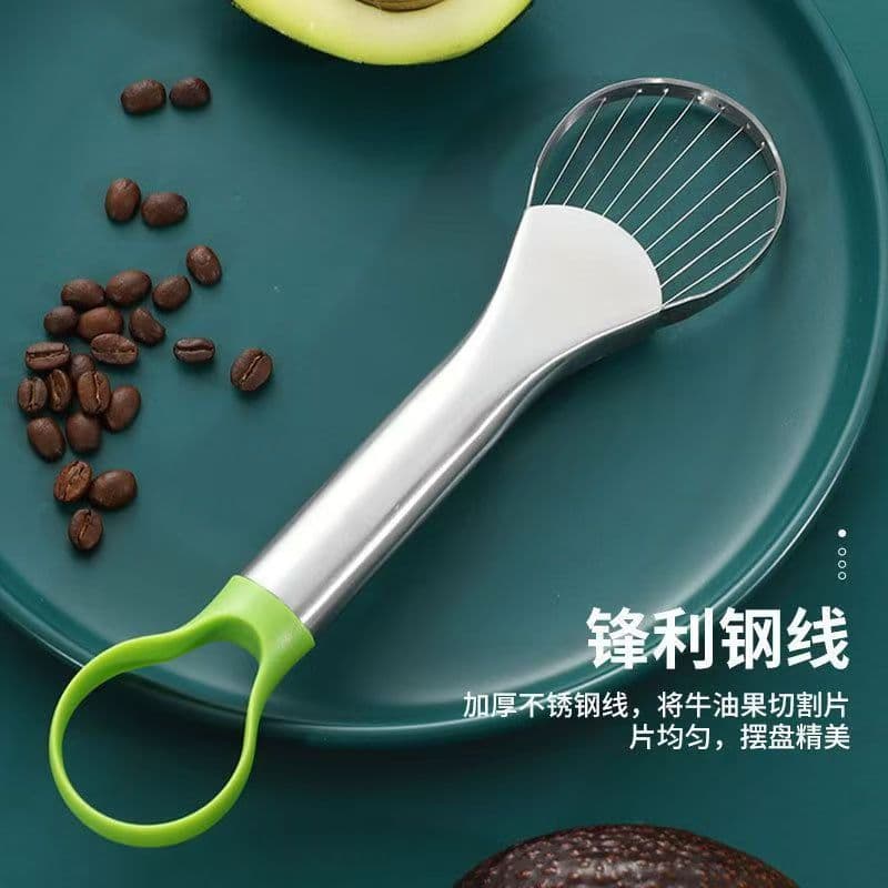 Stainless Steel Avocado Knife Fruit Cutting Tool, Stainless Steel Fruit Divider, Yellow Peach Corer, Dragon Fruit Slicer
