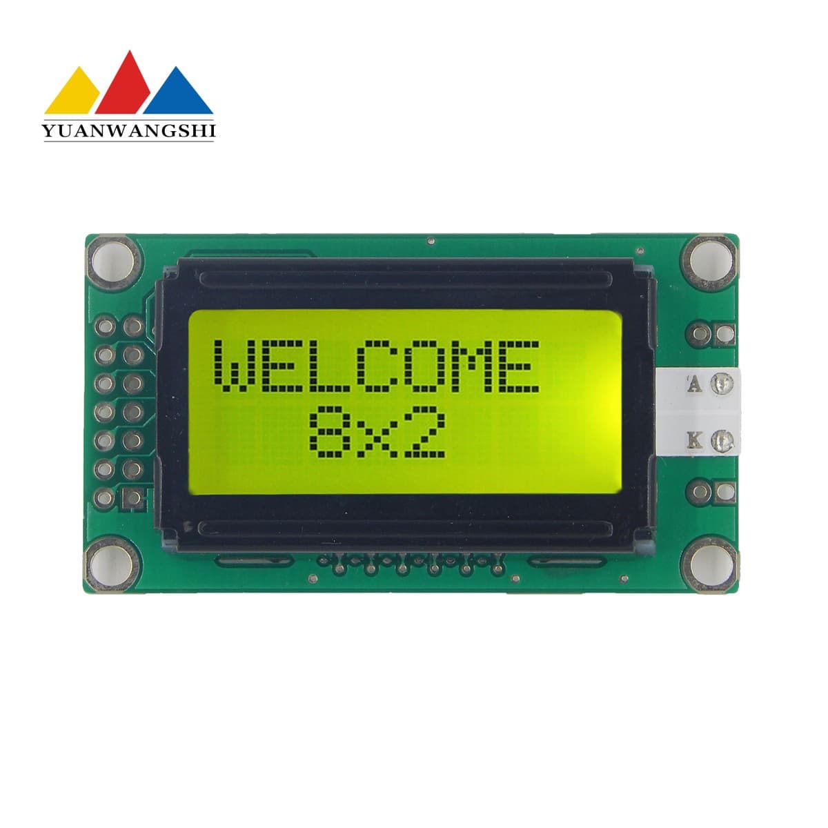 0802AV20 LCD Display Parallel Port Yellow-Green Module LCD Dot Matrix LCD Module AIP31066L Display