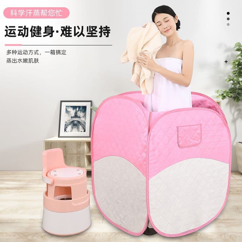 Home Full Body Sauna Room, Single Person Family Postpartum Confinement Sweat Bath Box, Adult Private Sitz Bath Steaming Barrel