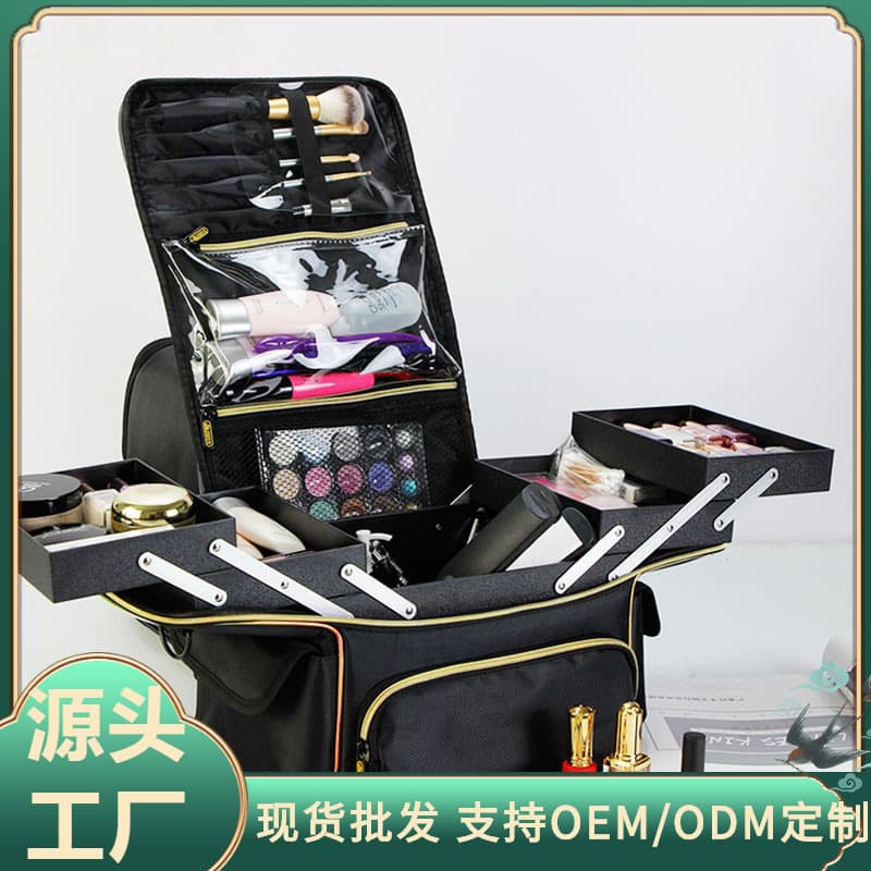 Tattoo Tool Makeup Case Cosmetic Nail Art Oxford Cloth Storage Bag Eyelash Box Large Capacity for Home Use