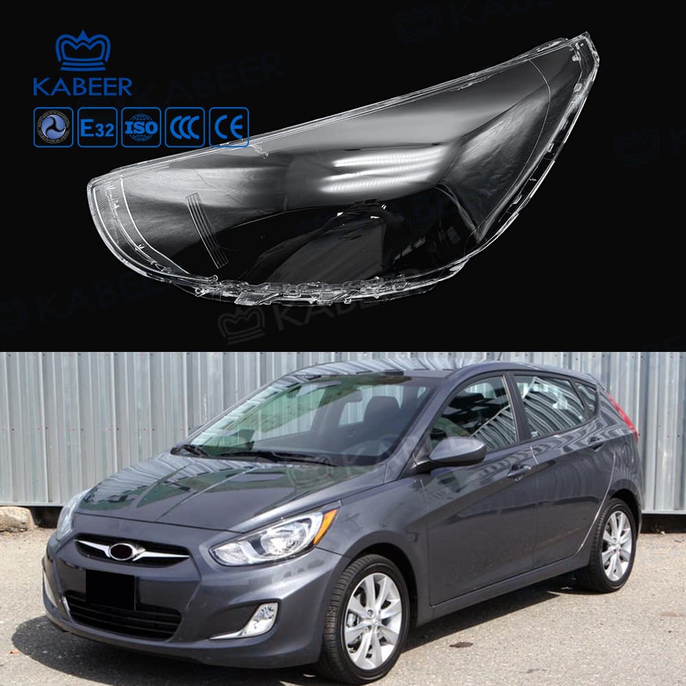 For 11-14 Hyundai Accent Headlight Lens 11-14 Hyundai Accent Headlight Cover