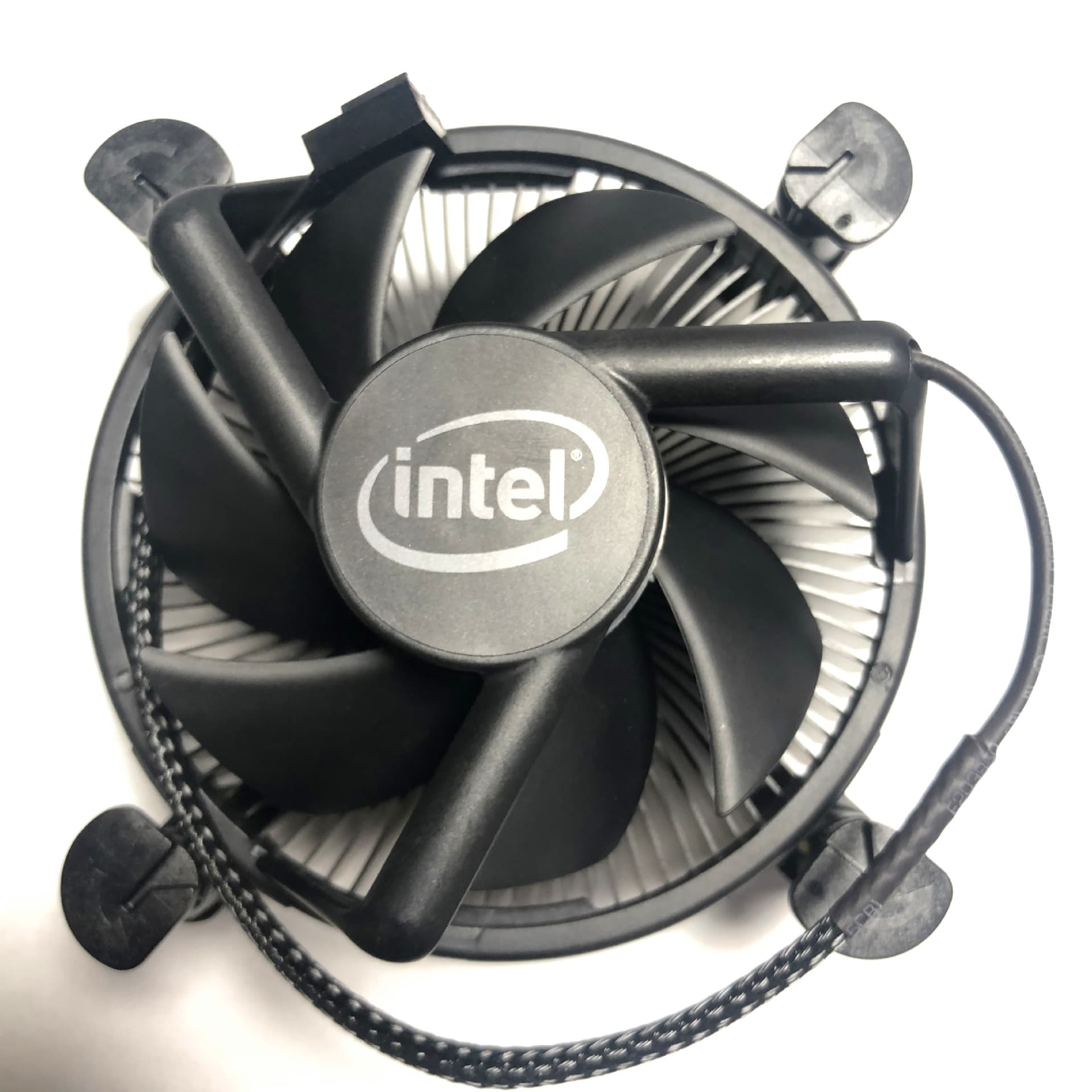 Desktop CPU Fan Copper Core Temperature Control Speed Fan 11th Gen CPU Black Fan LGA1200 Fan