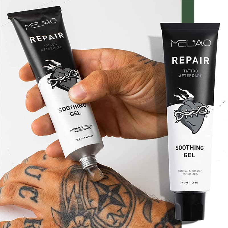 Cross-border customized OEM tattoo care lotion 100ml moisturizing color-locking tattoo and permanent makeup repair cream