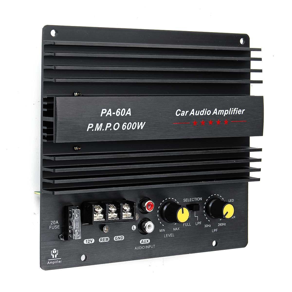 12V Car Amplifier Board Power Amplifier 12V Car Audio Amplifier Stage Amplifier High Power PA-60A