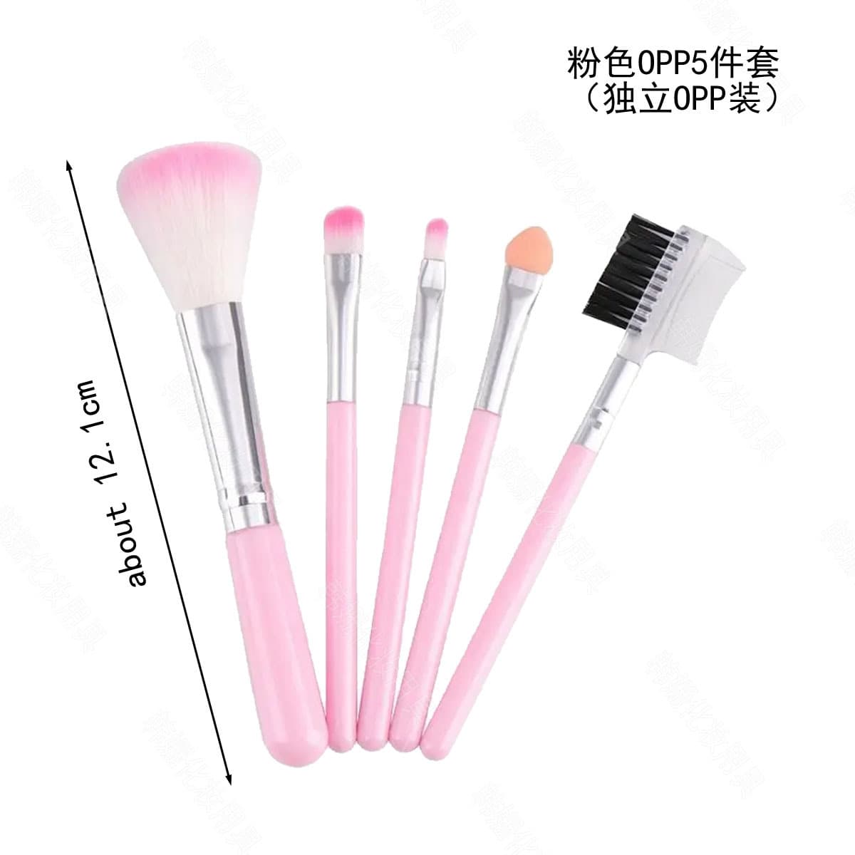 Makeup brush set 5 portable 5-piece beauty tools blush foundation brush wholesale concealer travel size eye shadow