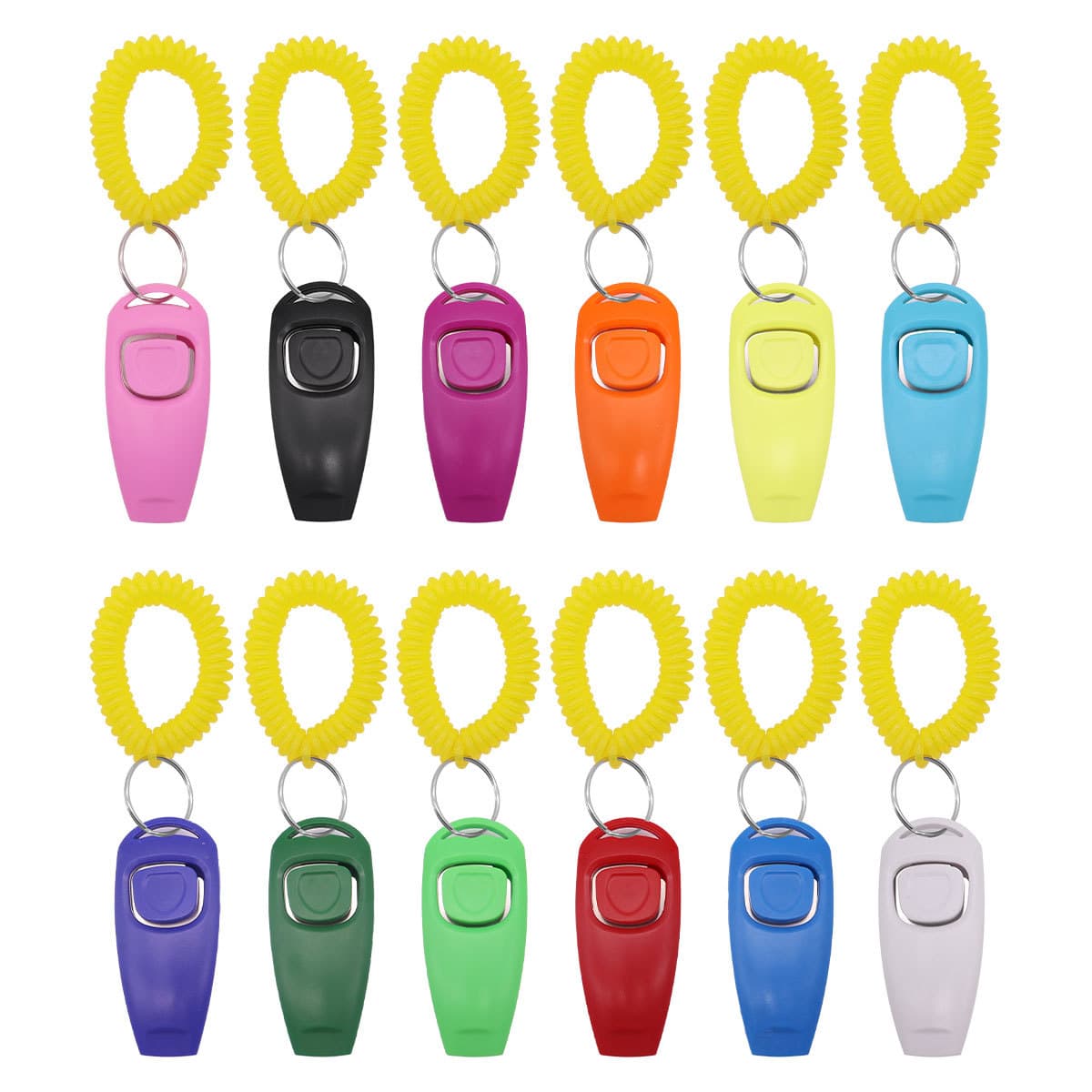 Dog Trainer Pet Supplies Sound Training Dog Whistle Clicker Training Device ABS Stainless Steel Material for Dog Training