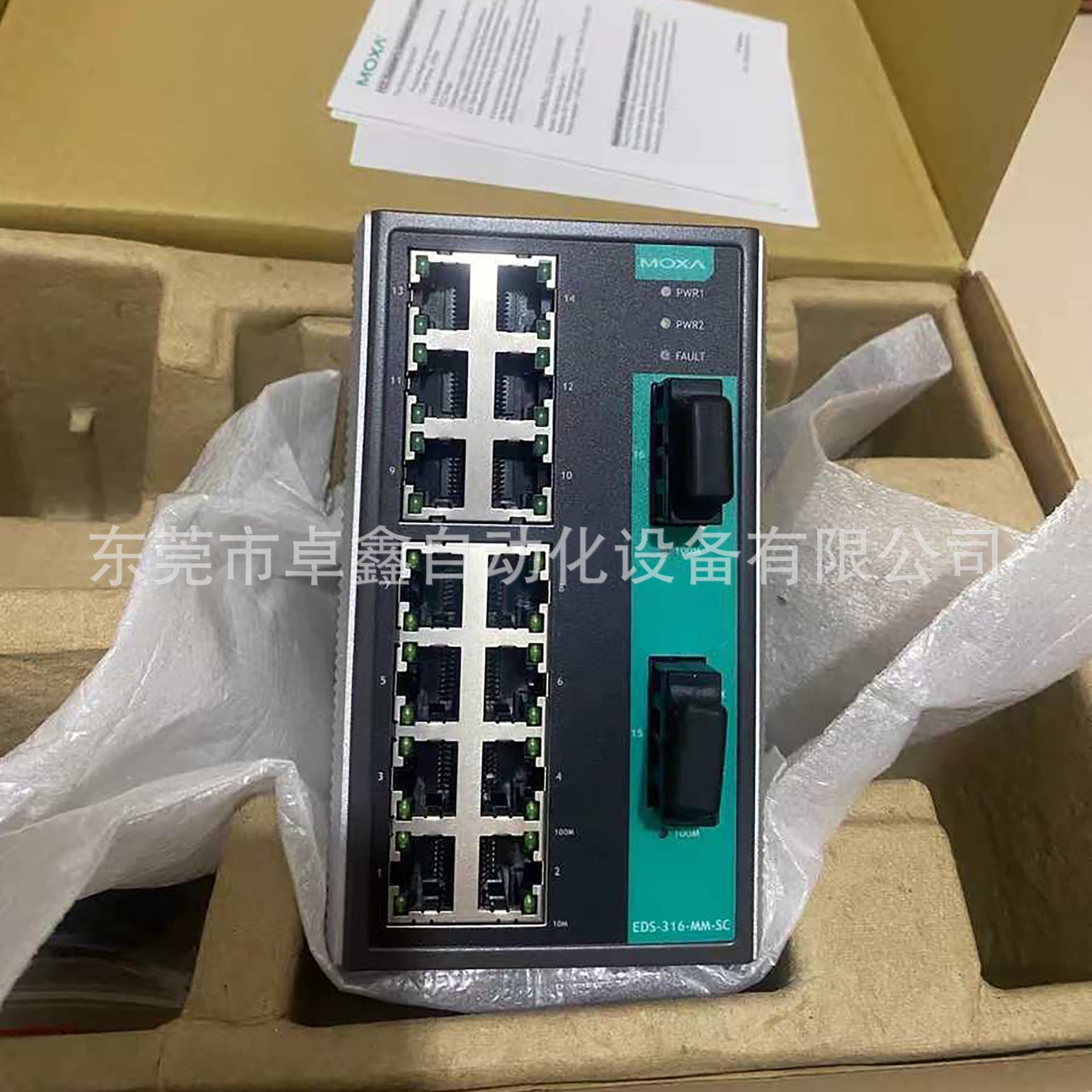 Moxa EDS-316-MM-SC Industrial Ethernet Unmanaged Switch - Price Negotiable