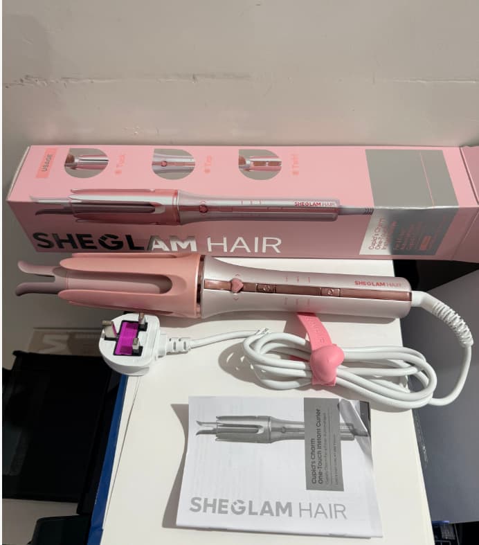 DC Cross-Border Automatic Curling Iron for Lazy Users, Negative Ion Hair Styling, No Heat Damage, Large Curls and Waves for Women