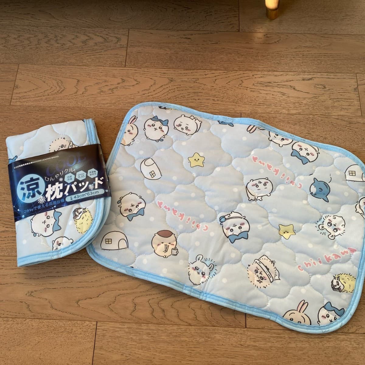 Japanese-style export Chii Kawa cool pillow towels, air-conditioned cold pillow pads, summer cool quilted ugly fish and Cinnamoroll Sanrio designs.