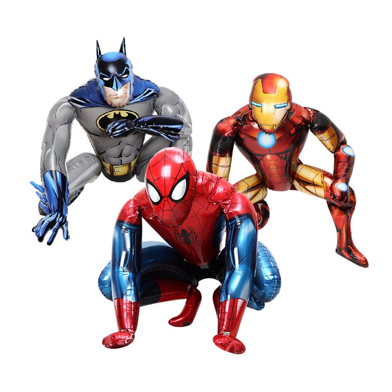 Avengers 3D Standable Spider-Man Superhero Theme Birthday Party Scene Decoration Balloon