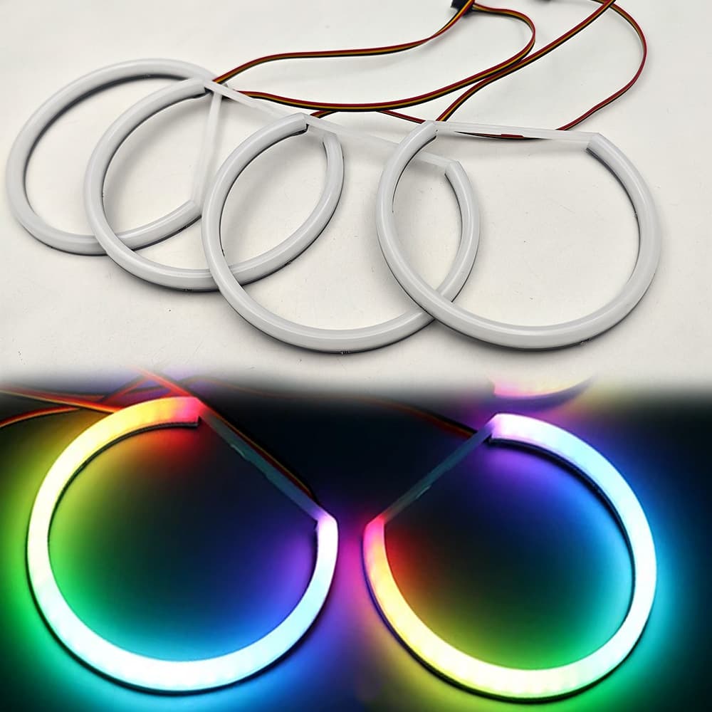 Colorful Angel Eye Ring 131*4 Chasing Running Light 131*2+146*2 for BMW E36 E46 E39 E38