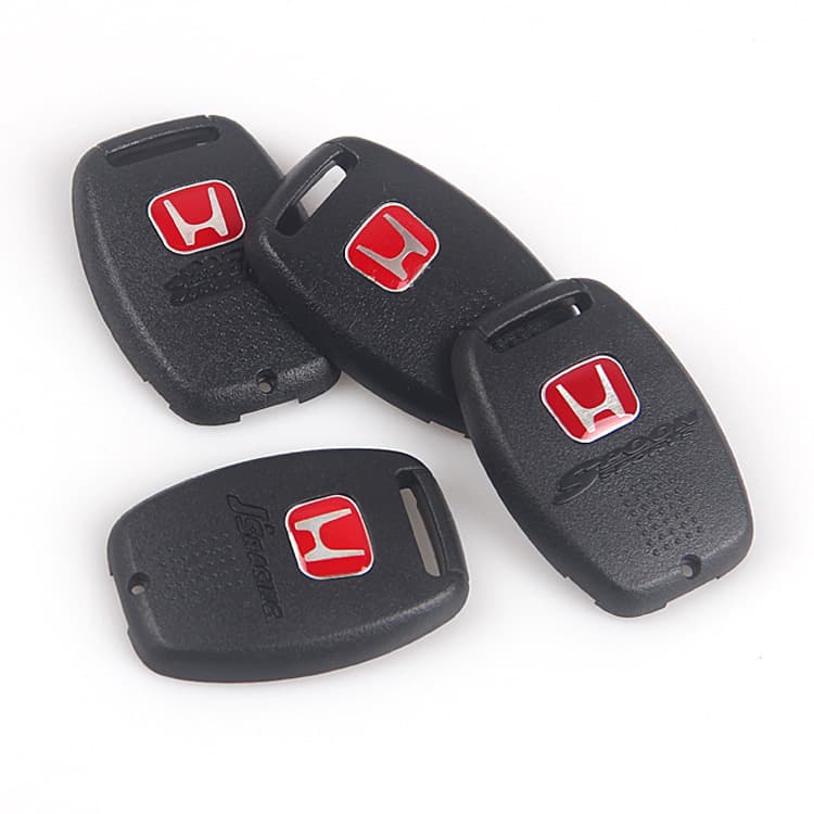 Compatible with Car Key Shell Modification for Infinite Style Direction Red Badge Civic, Ciming, Fit Key Cover Shell with H Red Badge