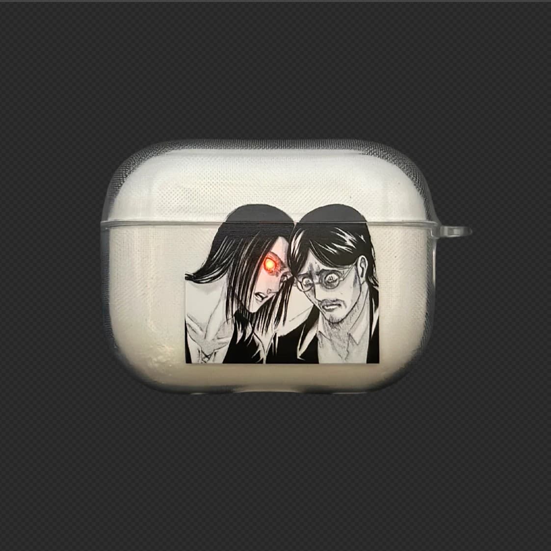 Anime Light-Up Case for Apple AirPods Pro 2 Bluetooth Earbuds, Creative Transparent Shell for AirPods 4th Gen