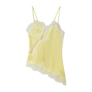 Cross-border European and American Women's Summer New Fashion Sexy Lace Trim Camisole Top
