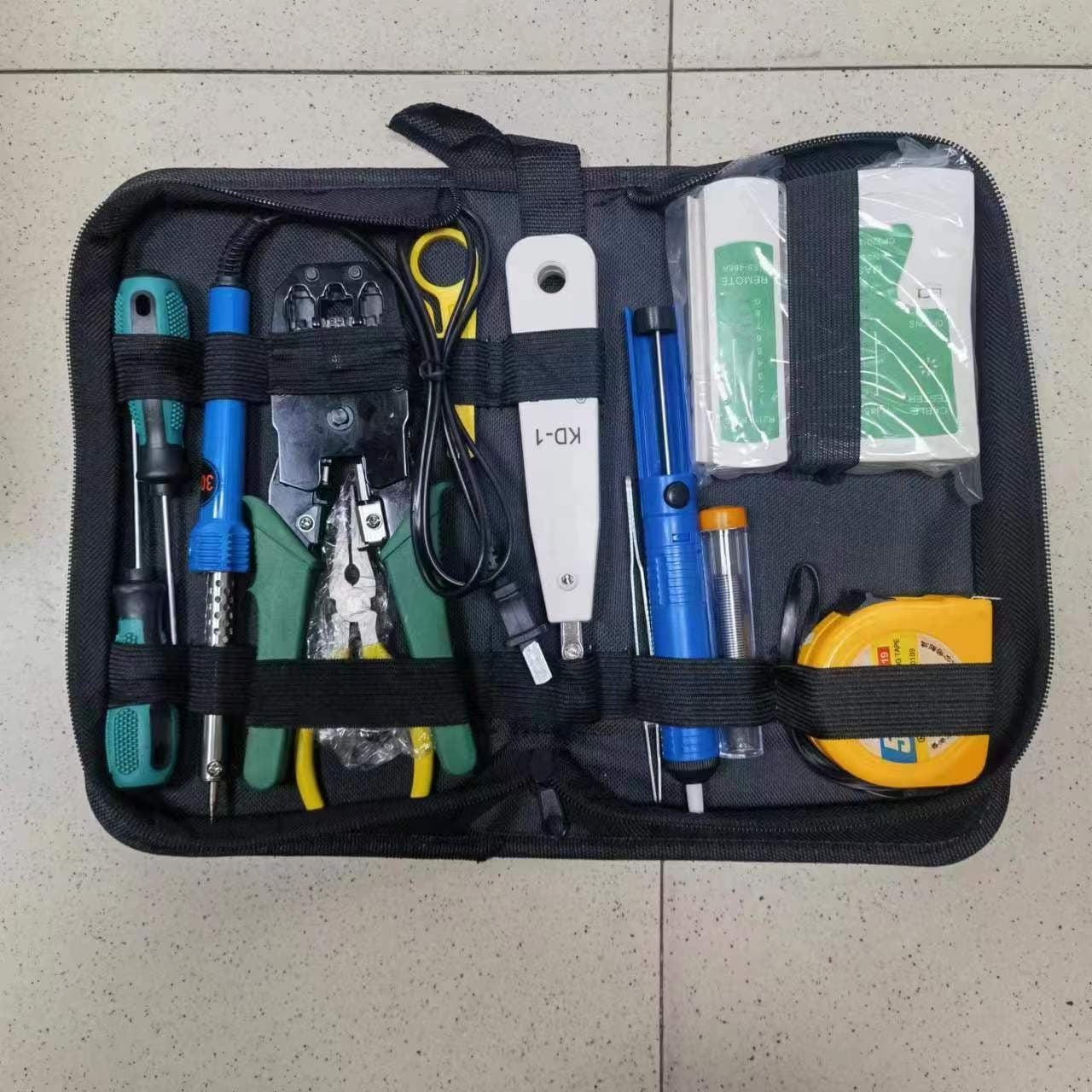 Network Tool Kit, Kd-1 Punch Down Tool, Soldering Iron Welding Tool, Plug Module Punch Down Tool, Crimping Pliers