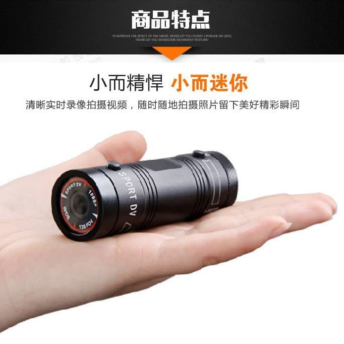 F9 HD Camera Motorcycle Bicycle Outdoor Cycling Tactical Helmet Recorder Sports Camera Accessory