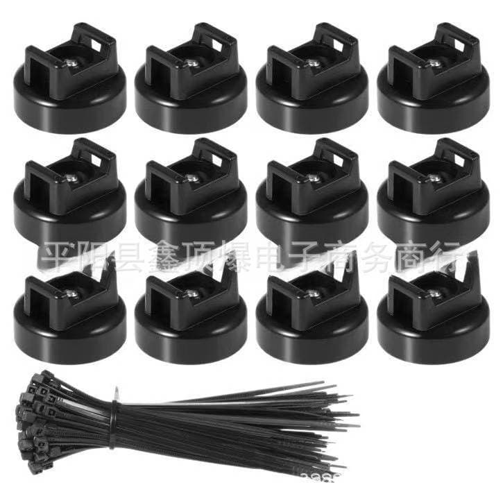 Cross-border new product, magnetic zipper assembly kit, cable routing ties