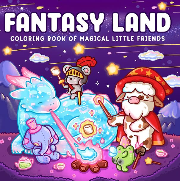 Cross-border Christmas Coloring Book Fantasy Land Coloring Book Halloween Children's Drawing Book