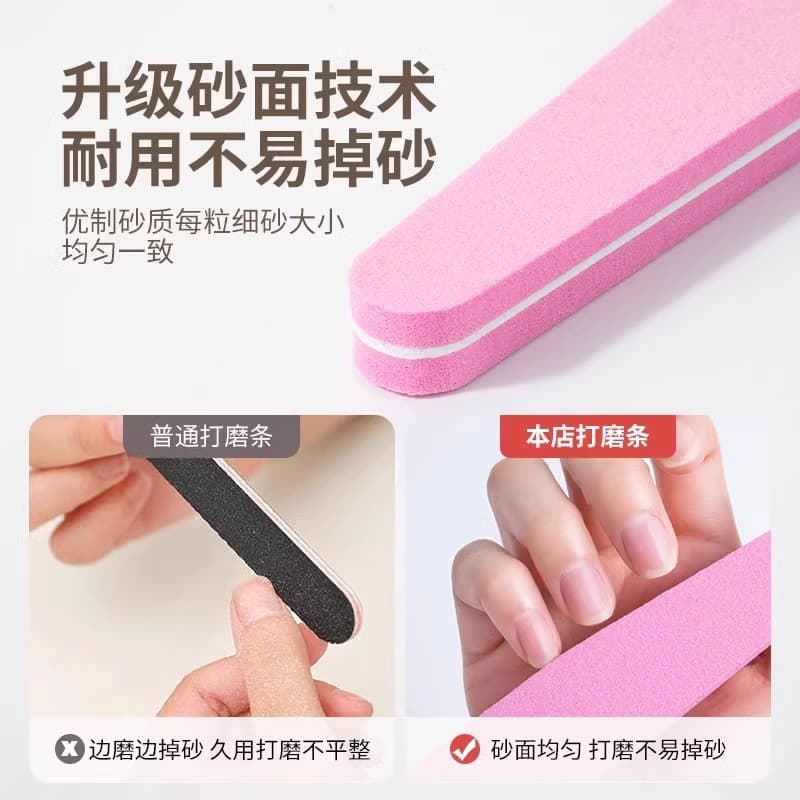 Polishing block, sponge file, nail file, nail buffer, nail sanding stick, manicure tool, sanding block, filing strip